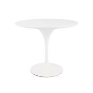 Tulip side table:  Bijzettafel van Saarinen Wit