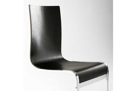 Design stoel Legno, Zwart
