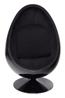 EGG POD CHAIR Zwart