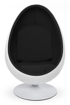 Design Cocoon chair Wit Zwart