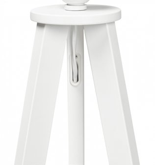 Bobby Vloerlamp Tripod wit-zwart