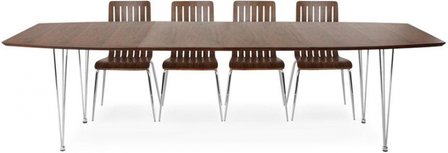 Uitschuifbare tafel Retro, Noten blad