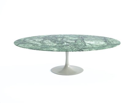 Ronde Tulip tafel 120cm  Verde-Guatemala marmer