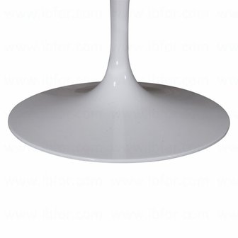 Uitschuifbare Tulip tafel, rond-ovaal van Saarinen