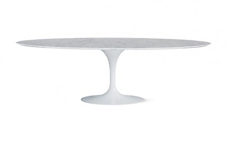 Saarinen tafel Carrara marmer 235x121