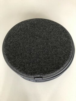 Kubikoff rond zitkussen - donker grijs