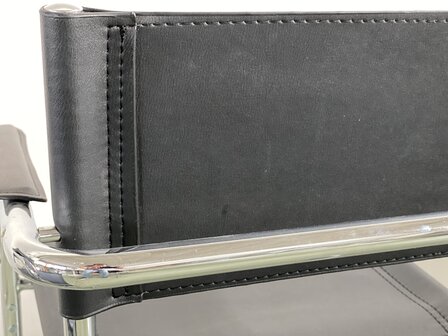 Buisframe design stoel zwart