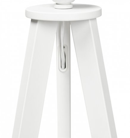 Bobby Vloerlamp Tripod wit-zwart
