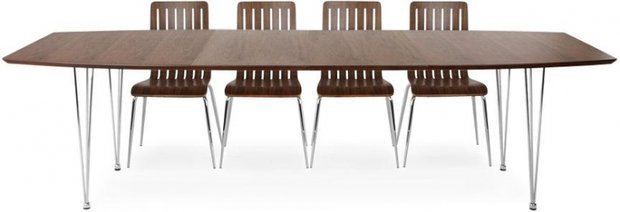 Uitschuifbare tafel Retro, Noten blad