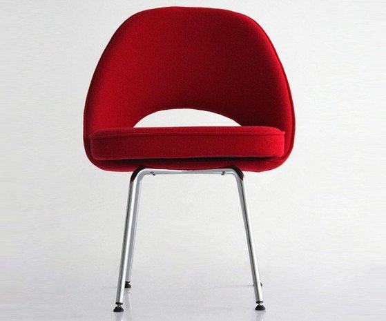 Saarinen Vintage stoel model M 72 - Rood