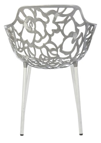        Cast Magnolia Armchair Vintage aluminium