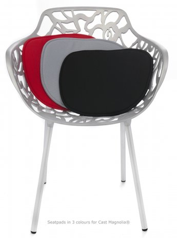        Cast Magnolia Armchair Vintage aluminium