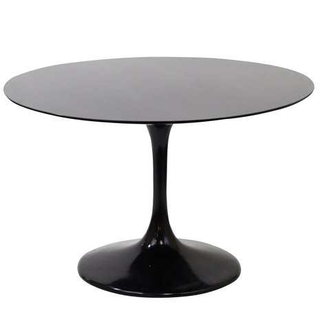 Saarinen Tulip tafel rond 120 cm - zwart