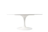 Saarinen Tulip tafel 137cm Statuario marmer _