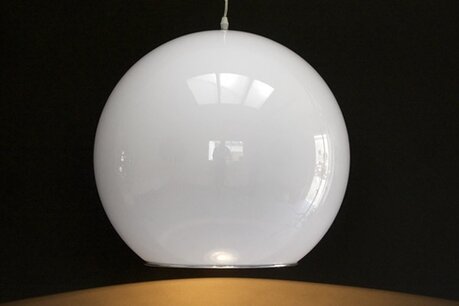 Design hanglamp halve bol