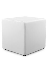 Design kruk kunstleer, Wit Design kruk kunstleer, Wit