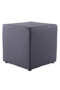 Design kruk kunstleer, Zwart Design kruk kunstleer, Zwart