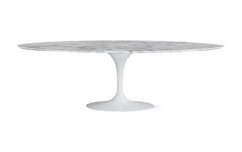 Saarinen Tulip tafel 235x121 Arabescato marmer