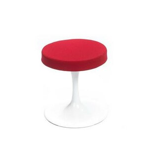 Tulip Eero Saarinen - Kruk - rode bekleding