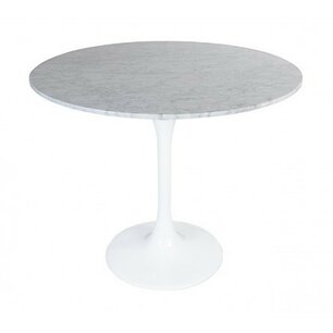 Marmeren Tulip tafel, rond 100 cm 