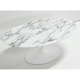 Tulip Salontafel - Statuario Marmer 120x60cm