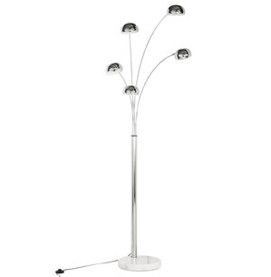 Design vloerlamp , Chroom
