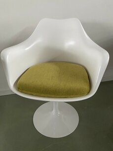 Kussen voor Tulip armstoel van KNOLL Saarinen - Vintage Groen