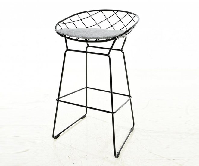 Cast Wire barkruk zwart