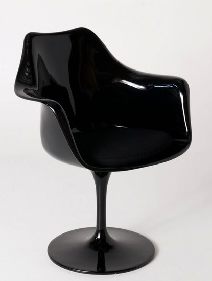 Tulip armchair zwart