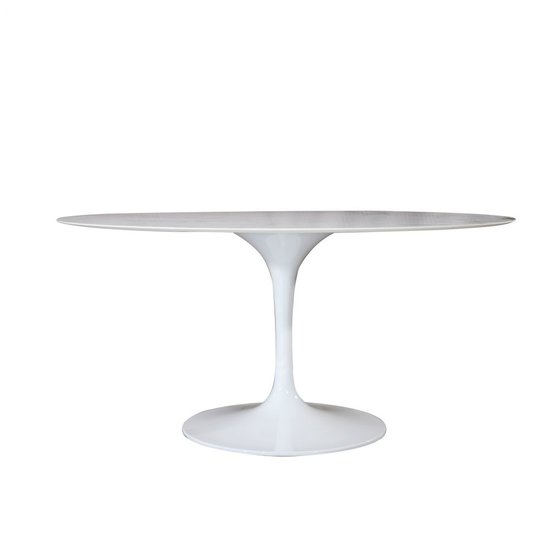 Saarinen Tulip eettafel rond Keramisch blad