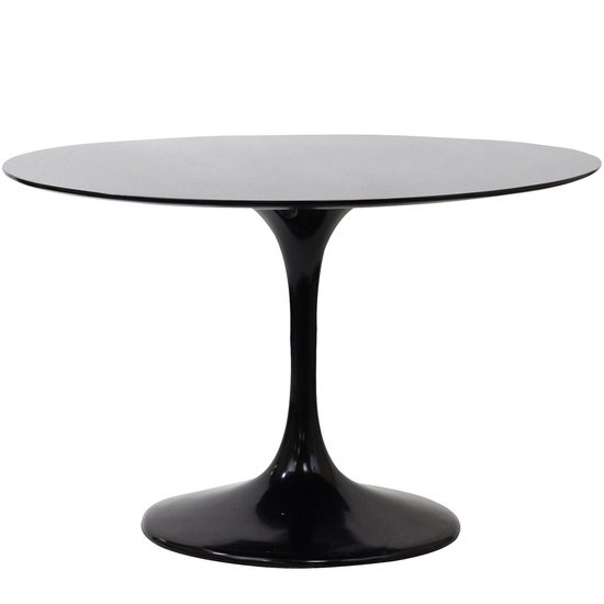 Saarinen Tulip tafel rond 120 cm - zwart