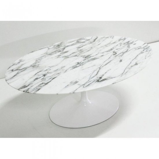 Tulip Salontafel - Statuario Marmer 120x60cm