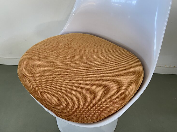 Vervangend Kussen voor Saarinen Tulip stoel zonder armleuning van KNOLL - Vintage Oranje