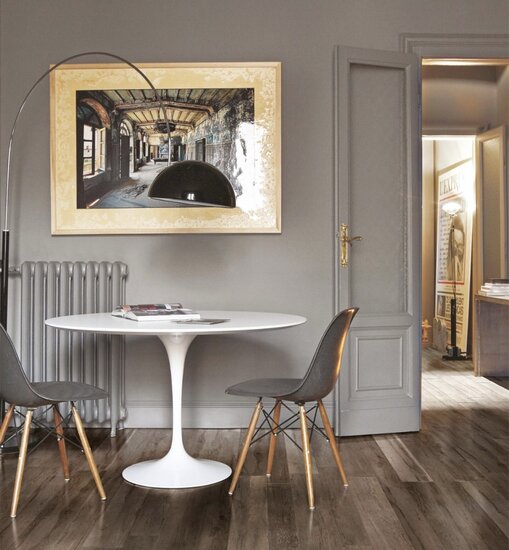 Tulip Eettafel - Ø90 cm wit