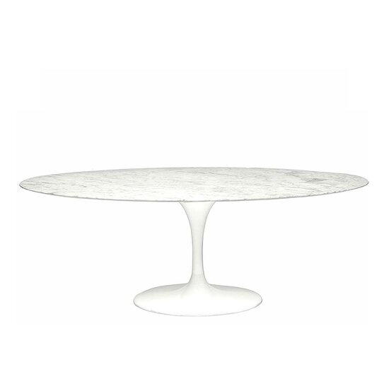 Saarinen Tulip tafel 199x121 Arabescato marmer